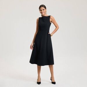 Elegant Black Sleeveless Dress